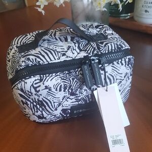 BCBGeneration Zebra Print Cosmetic Bag Very Cute Style